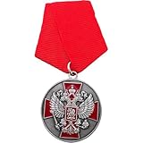 [Pièce de collection commémorative authentique] Cet insigne reproduit fidèlement le dessin héraldique de l'histoire russe, combinant le symbole national officiel de Fédération de Russie avec le très prestigieux ordre de Saint-Georges, le plus haut ordre militaire de Russie.