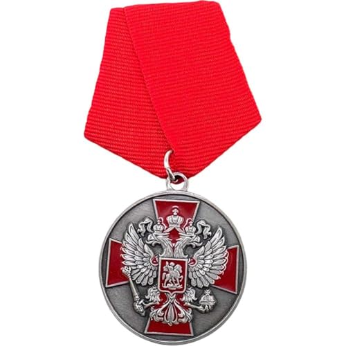 Lpitoy Médaille De L'urss, Croix De L'aigle Bicéphale De Russie, Armoiries De Saint-Georges, Insigne, Broche, Insigne Militaire Soviétique Vintage, Objet De Collection