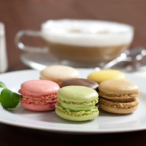 French Almond Macarons - 12 pc box
