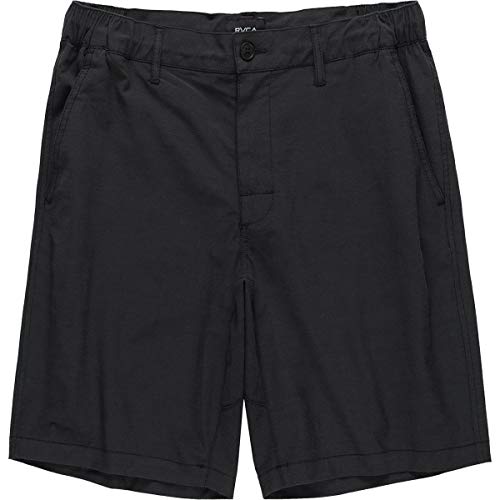 Rvca Mens All Time Coastal Solid Hybrid Casual Shorts, Rvca Black, 33 Us #TOP2