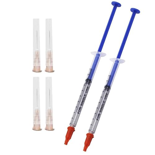 KINGTAIXIN Conductive Silver Paint Pen 2 pcs 0.5ml Electrically Conductive Adhesive Conductive Adhesive Conductive Pen Electronic Soldering Welding Tool for Electronics Repair Applications