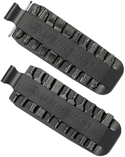 Leatherman 931014 Zestaw Końcówek Wymiennych do Wkrętaka, Czarne, 45.36 g, 21 Sztuk o Podwójnej Końcówce