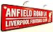 Liverpool Football Club Mini Street Sign Red