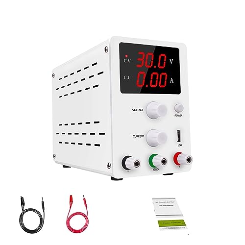 Regulador de voltaje de laboratorio ajustable con protección múltiple y salida USB R-SPS3 2