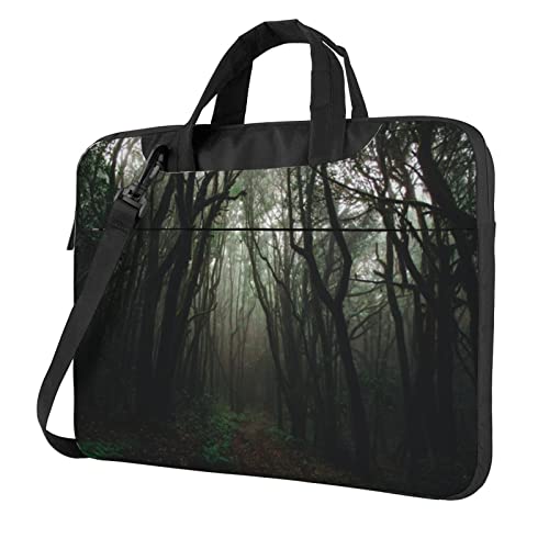 Mallette ordinateur portable 14 inch noir Terrible Woods sac à bandoulière travail