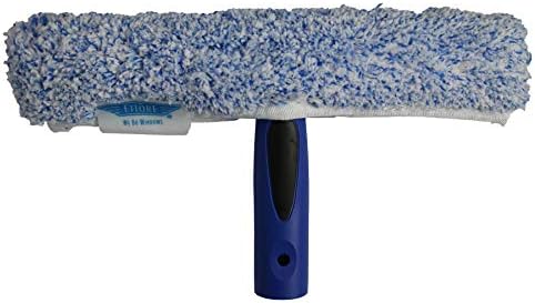 Ettore 63010 ProGrip Window Washer Scrubber, 10-Inch ,blue