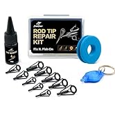 FishTrip Rod Tip Repair Kit, 20/60/70/90/230pcs Fishing Rod Tips Replacement Kit Stainless Steel ...