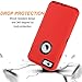 Co-Goldguard Case for iPhone 6 Plus/6S Plus Case Built in Screen Protector Heavy Duty 3 Layer Full Body Shockproof Dust-Proof Drop-Proof Durable Cover for iPhone 6 Plus/6S Plus 5.5inch (RedBlack)