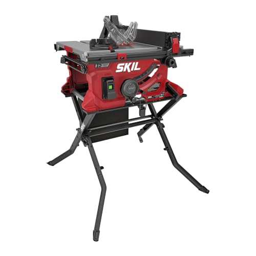 Image of SKIL 15 Amp 8-1 /4-Inch Compact Portable Jobsite Table Saw with Folding Stand-TS6338-00
