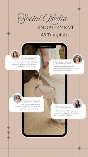 Social Media Engagement 45 Templates: Social Media Engagement Blueprint: 45