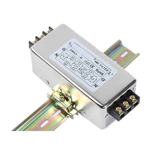 Filtre de puissance monophasé 220V CW4L3-30A-R pour rail DIN anti-interférence