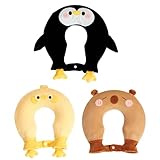 Borsa 'acqua Calda A Forma Di U - Collo Di Animale Da 13,58 Pollici | Fodera In Peluche In PVC - Imbottitura Portatile Per Impacchi Caldi E Freddi Per Dolori Al Collo E Alle Spalle, Mestr