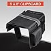 Fullhawl Reversible Kneeboard Pilot Black Classic Clipboard & Pen Holder Kneeboard Aviation for Professional Pilots, General Aviation