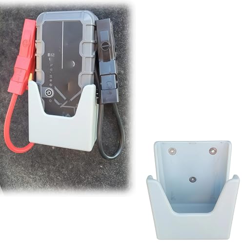 Wall Mount Compatible with NOCO Boost X GBX155, Simple Bracket for Starter Power Pack, Space Saving Garage Organizer, Sa - Detailed View