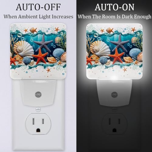 Luz nocturna de pared 2 piezas con sensor LED miniatura 2
