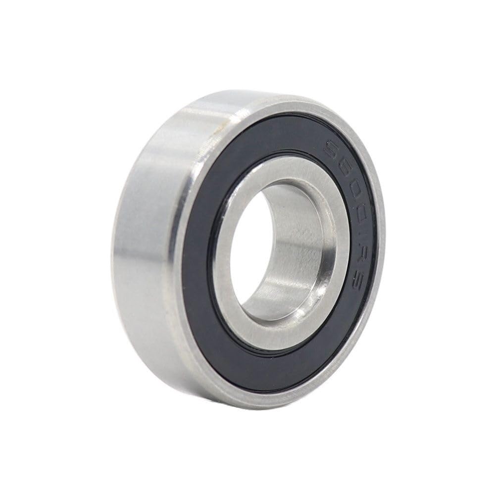 AERBNYEQP 1PC Bearings 6000RS 6001RS Bicycle Hub Wheel Hybrid 440C Stainless Steel Rings with Si3N4 Ceramic Balls Bearing S6000 S6001