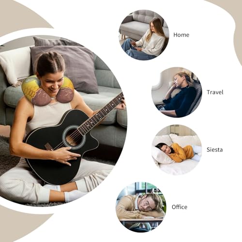 Almohada Memory Foam para Cuello Viajes Tamaño Único miniatura 7