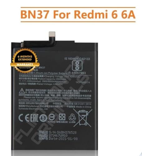 Image of BN37 Battery for Redmi 6A / 6 / M1804C3CG, M1804C3CH, M1804C3CI Battery with 6 Month Warranty**** (U218)