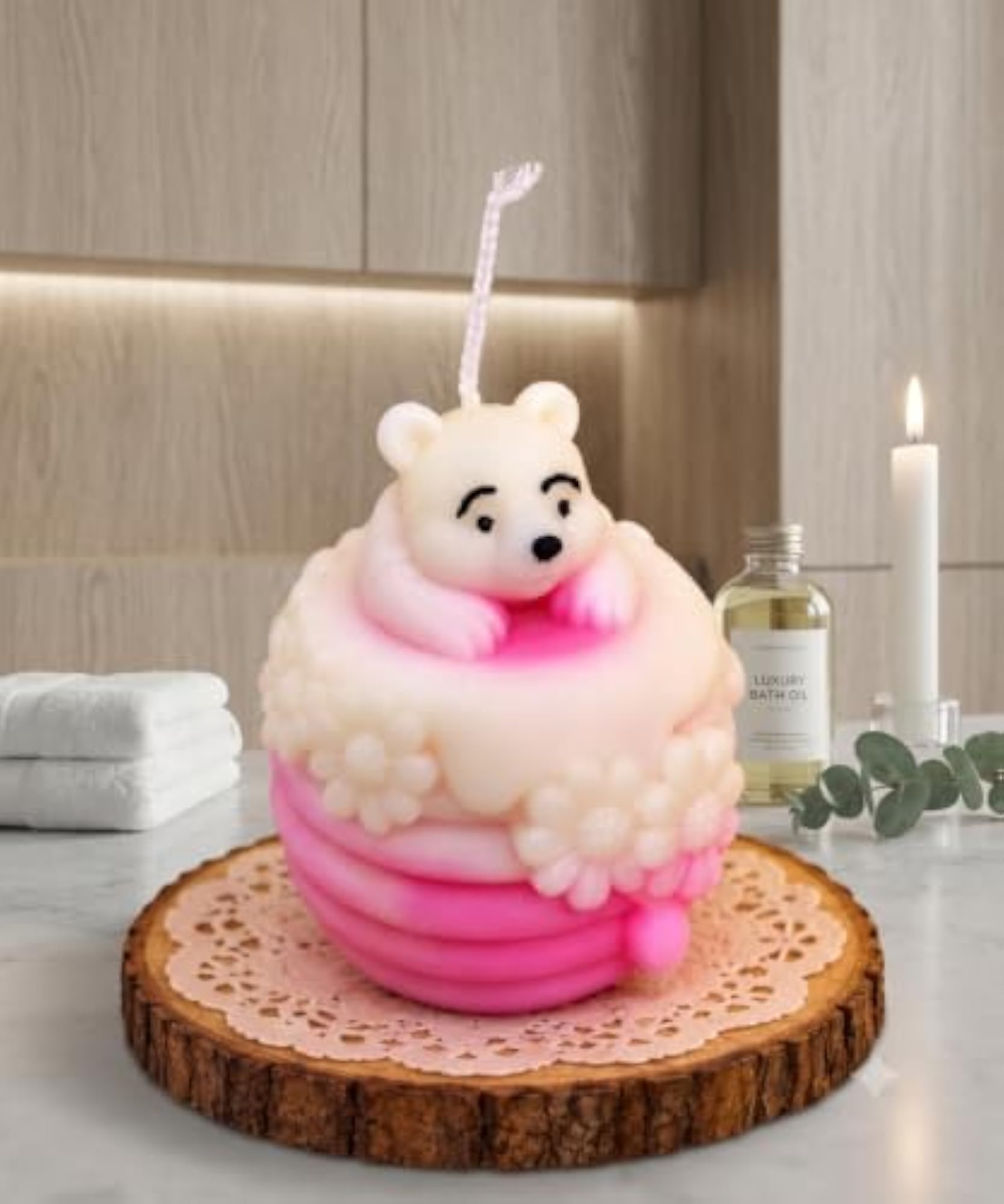 Teddy Bear Decorative Scented Candle, Gift for Home Décor