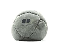 Skill Addicts Footbag - Grau (Freistil Foot Bag für jedes Fähigkeitsniveau, Enthält einen Satz Hackysack-Aufkleber und eine App zum Erlernen von Tricks)