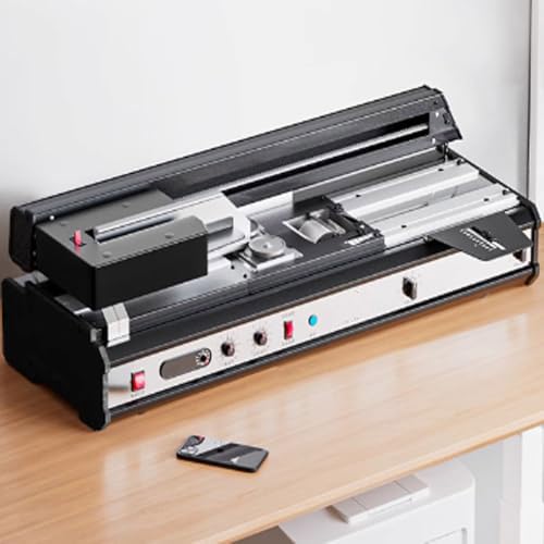 Automatyczna oprawiarka do książek klejonych na gorąco, bezprzewodowa automatyczna oprawiarka klejowa 40 mm, wydajność ok. 220 woluminów na godzinę, regulowana temperatura, do biura i drukarni