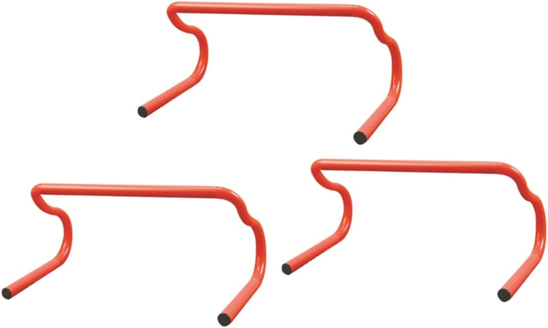 Yardwe 3pcs Adjustable Hurdles Set for Soccer Basketball and Football Training Portable Detachable Agility Equipment for Speed and Agility Drills Lightweight and Compact Design