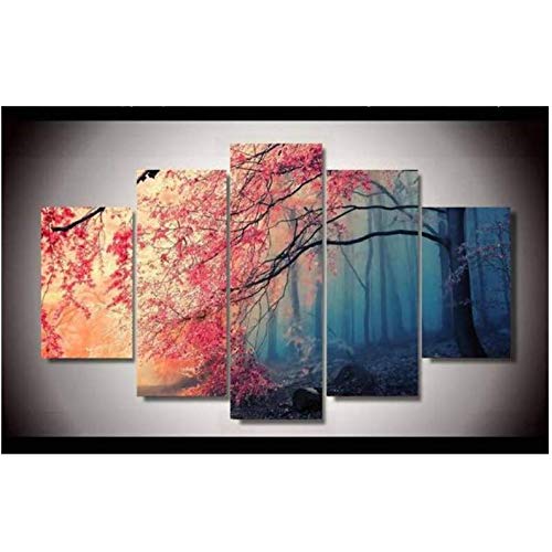 Peinture sur toile pour habiller un grand mur de salon vide décoration moderne sans encadrement