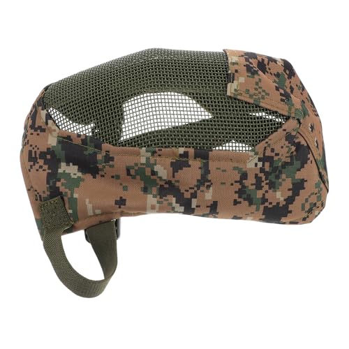 Abaodam Fencing Sport Face Mask Full Coverage Mesh Metal Safety Headgear Lightweight Breathable Replacement