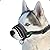 ILEPARK Soft Dog Muzzle with Reflective Strap to Prevent Biting Barking and Chewing, Dog Training Muzzle with Adjustable Loop(M, Black)