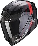 Visera Speed-view Scorpion EXO-1400 CARBON AIR DRIK Black/Red XL