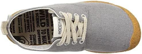 KEEN Women's Mosey Derby Low Height Casual Oxfords, Steel Grey/Birch Canvas, 8 | Image 4