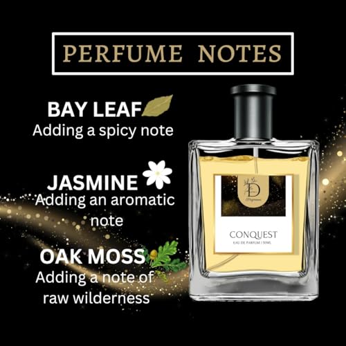Image of Dionii Eau De Parfum Gift Set for Men | R.A.W, CONQUEST Perfume Set | Long Lasting Fragrance (2 x 50ml Each)