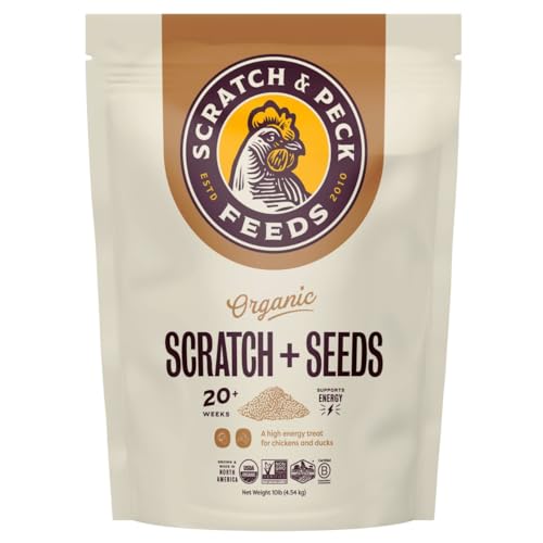 Scratch and Peck Feeds | Scratch + Seeds for Chickens & Ducks | 10 lb Pouch