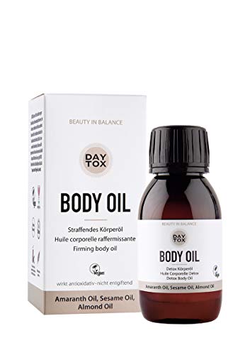 Preisvergleich Produktbild DAYTOX - Body Oil - Reichhaltiges Körperöl (Trockenöl) für straffere Haut - Vegan, ohne Farbstoffe, silikonfrei und parabenfrei - 1 x 100 ml