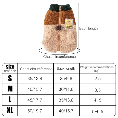 Gihioue Pullover Für Kleine Hunde - Schutz Gegen Kälte Maschinenwaschbar - Haustierpullover Für Welpen - Für Party Festliche Show Parade Familientreffen Herbst Winter Spaziergänge Reisen Camping
