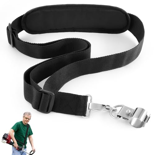xiaoxianxian Tracolla per Tagliabordi,Regolabili Cinghia Imbracatura per Decespugliatore,Nylon Cintura Universale per Rifinitore a Spalla (Grigio)