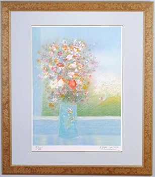 マヌキアン 絵画 額縁 ローズ色のブーケ リトグラフ マヌキアン 絵画 額縁 ローズ色のブーケ リトグラフ