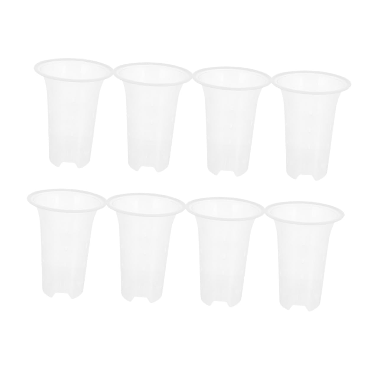 Pots de fleurs respirants pour orchidées en plastique transparent