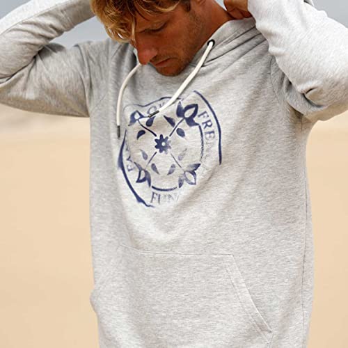 OXBOW O1SAVIOR Sweat à Capuche imprimé Gris Chiné XXL - Image 7