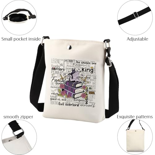 Fantasy Book Crossbody Bag Fantasy Book Gifts Fantasy Romance Book Lover Gifts Fantasy Book Reader Gifts Dragon Crossbody Bag3