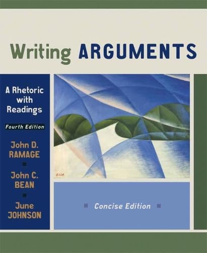 Argument Book Rhetoric Amazon.com: Writing Arguments: A Rhetoric with Readings, Concise ...