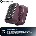 Motorola Nursery PIP12 Baby Monitor Audio Only, Portable and Rechargeable, No WiFi Needed, 1500ft Range HD Sound with Auto Off, Includes Water-Resistant Travel Case