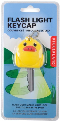 Kikkerland KR87 Duck Flashlight LED Key Cap
