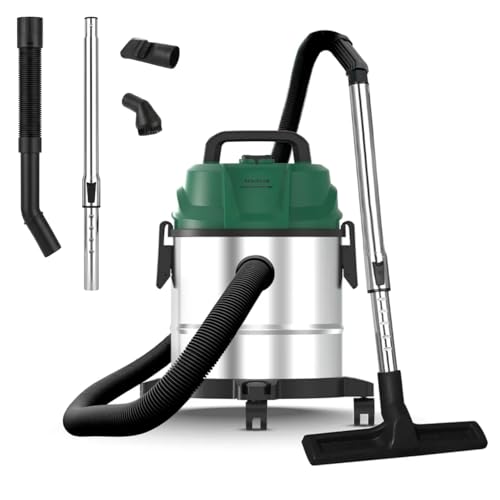 Taurus – Aspirador 1200 | para Sólidos y Líquidos | 1200W | 15L | Función Soplador | Radio acción 7m | Cable 4,3m | Ideal Hogar, Garaje, Taller y Exterior | Accesorios Incluidos