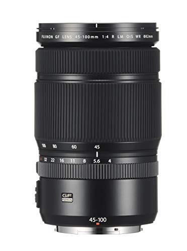 【中古】富士フイルム(FUJIFILM) Gマウント 交換レンズ フジノン ズーム 標準 45-100mm F4通し 防塵防滴耐低温 リニアモーター(静音) 絞りリング F GF45-100MMF4 R LM OIS W 41ESwP-fvfL.jpg