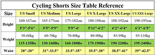 Sponeed Bicycle Shorts For Men 4D Gel Padded Underwear Cycle Underpants Triathlon Clothing Biking Gym Us L Red #TOP4