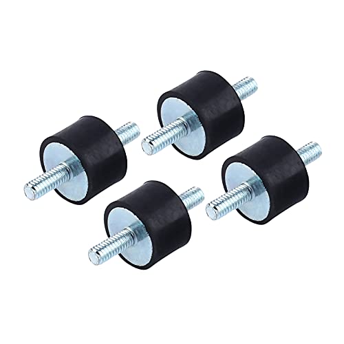 4 Stück M4 15 x 10 Isolator Anti-Vibrations-Dämpfer aus Gummi, Dämmpferhalterungen, Vibrationsdämpfung