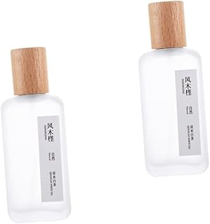 ABOOFAN 2 Peças Perfume De Chá Branco De Parfum Fresco Natural Perfume Óleo Perfume Presente Perfume Vestir Perfume Sabor De Chá Branco Perfume Menina Garrafa De Vidro Fosco Fragrância De
