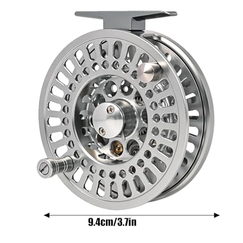 Moulinet de pêche à la mouche haut de gamme en alliage d'aluminium léger - 7