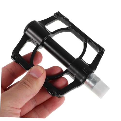 TOYANDONA 1Pair Folding Bike Pedals Lightweight Aluminum Alloy Pedals with Wide Flat Footrests for Easy Storage for Mountain and Road Cycling Versatile Performance for4